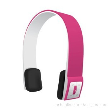 Headset Stereo Bluetooth Universal Pink